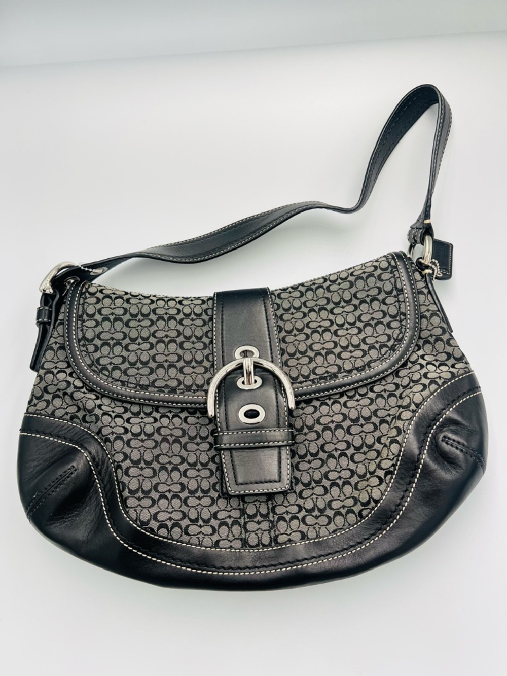 Coach Soho Signature C Canvas Shoulder Bag